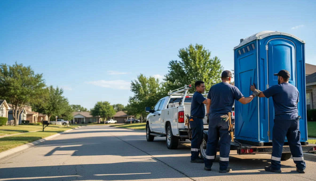 Portable Toilet Rental in Deport, TX near me